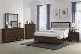 Welsley 6-Drawer Dresser and Mirror - Walnut