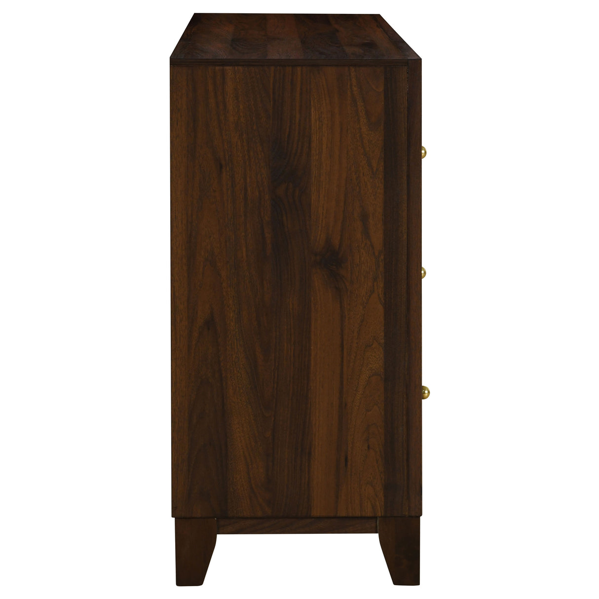 Welsley 6-Drawer Dresser Cabinet in Walnut