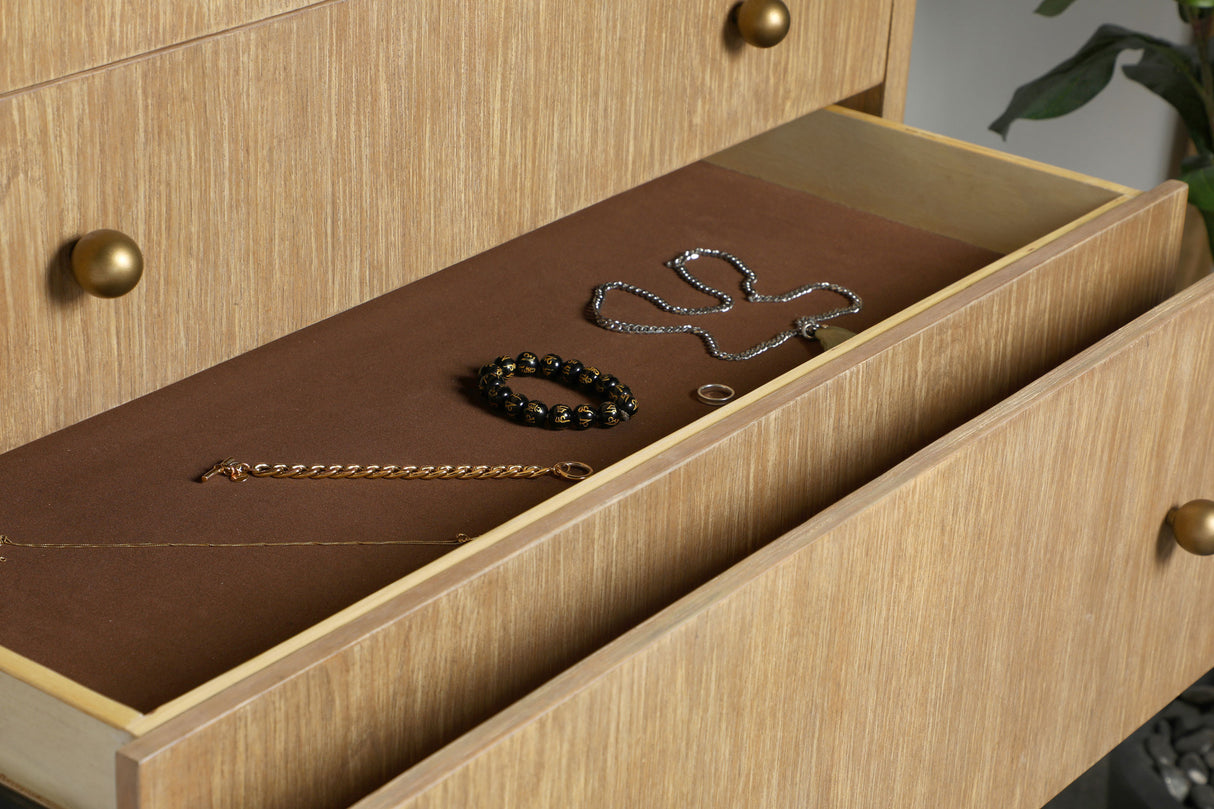 Arini 5-Drawer Bedroom Chest - Sand Wash