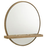Arini 2-Piece Makeup Vanity Table and Mirror Set, Sand Wash