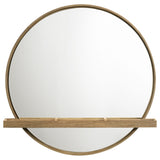 Arini 2-Piece Makeup Vanity Table and Mirror Set, Sand Wash