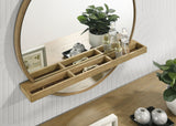 Arini 2-Piece Makeup Vanity Table and Mirror Set, Sand Wash