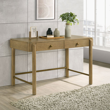 Arini 2-Drawer Vanity Desk, Sand Wash