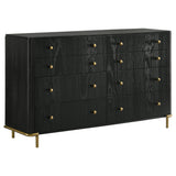 Arini 8-Drawer Dresser in Black