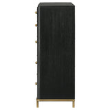 Arini 5-Drawer Bedroom Chest - Black