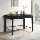 Arini 2-Drawer Vanity Desk - Black Ash