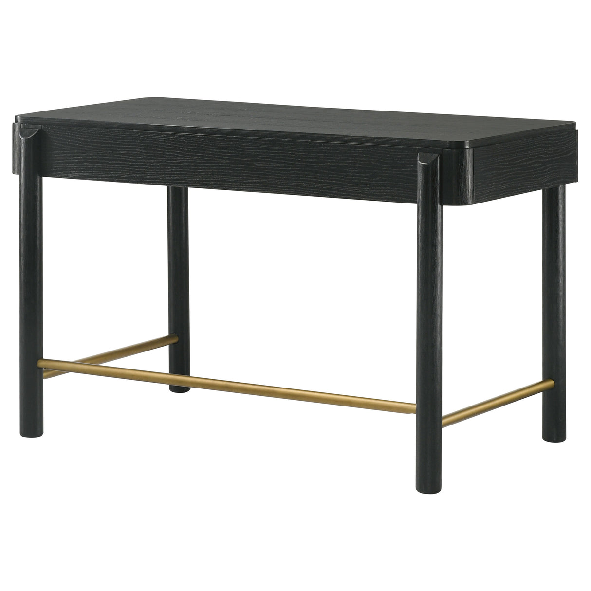 Arini 2-Drawer Vanity Desk - Black Ash