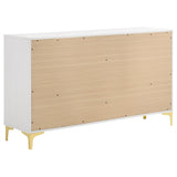 Kendall 6-Drawer Dresser in White