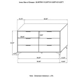 Kendall 6-Drawer Dresser in White