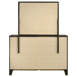 Wilkes 6-Drawer Dresser and Mirror Dark Cocoa