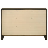 Wilkes 6-Drawer Dresser Cabinet, Dark Cocoa
