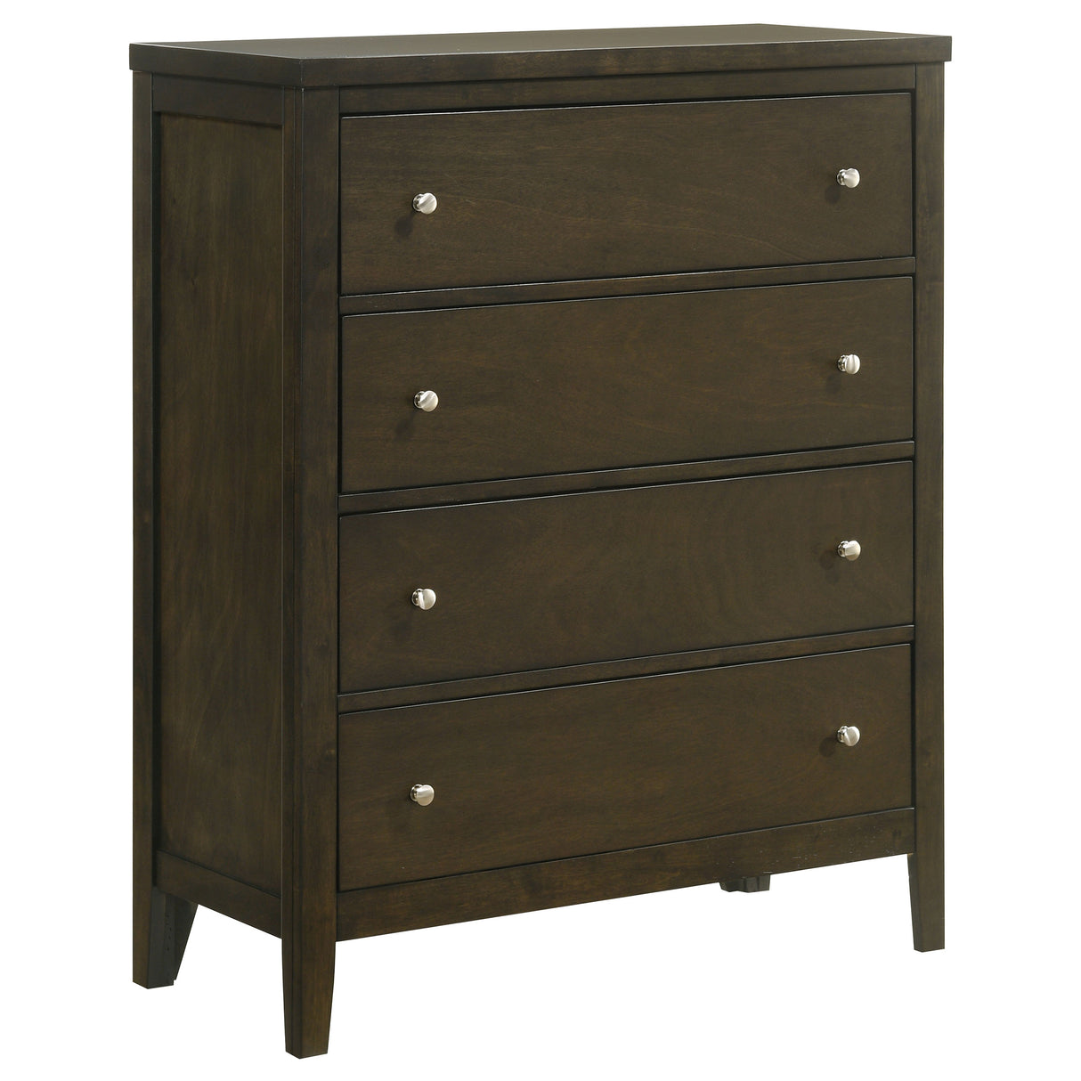 Wilkes 4-Drawer Chest of Drawers, Dark Cocoa