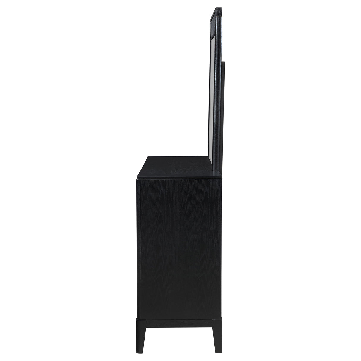 Brookmead 8-Drawer Dresser with Mirror in Black