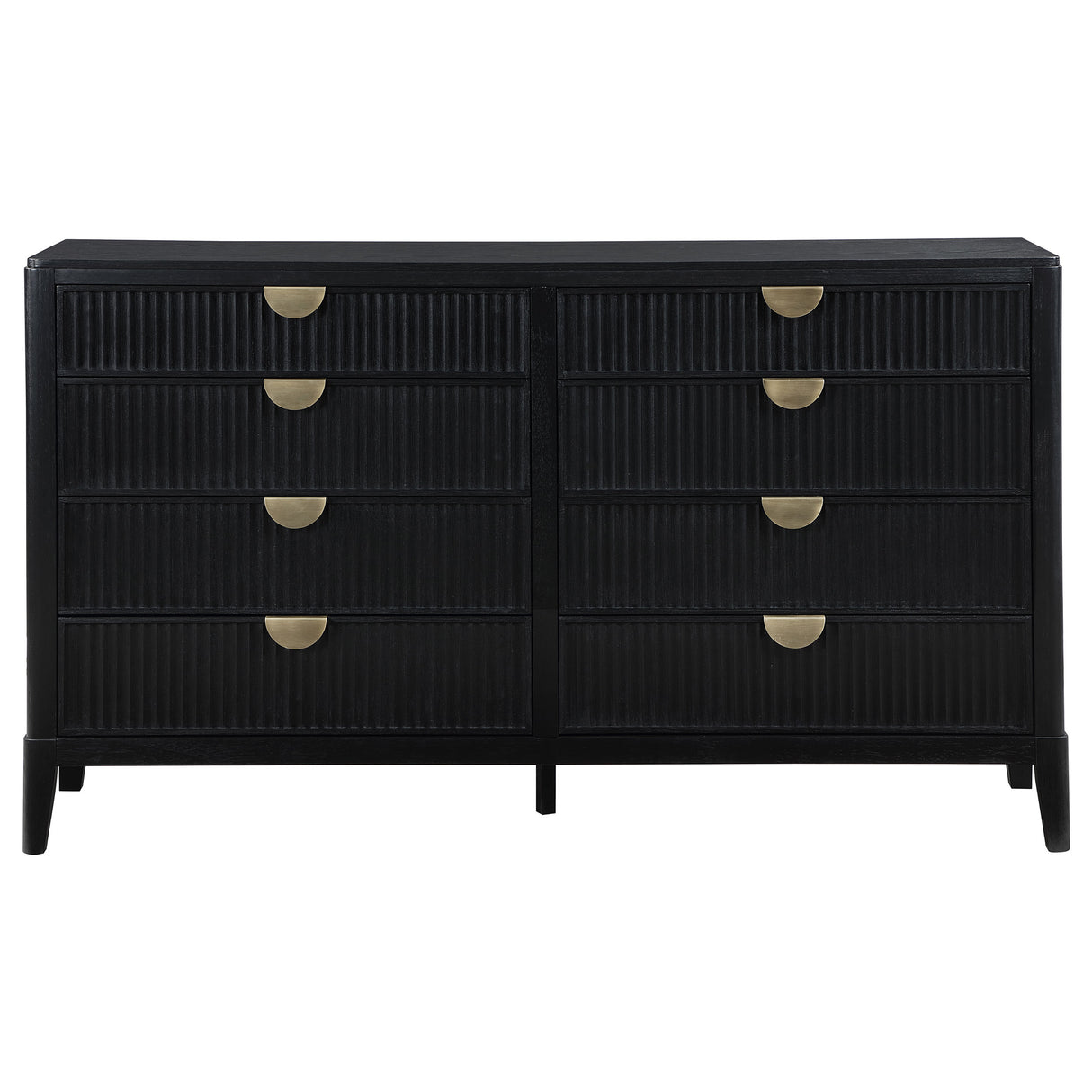 Brookmead 8-Drawer Dresser in Black