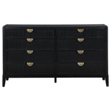 Brookmead 8-Drawer Dresser in Black
