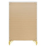 Lucia 5-Drawer Chest of Drawers - White