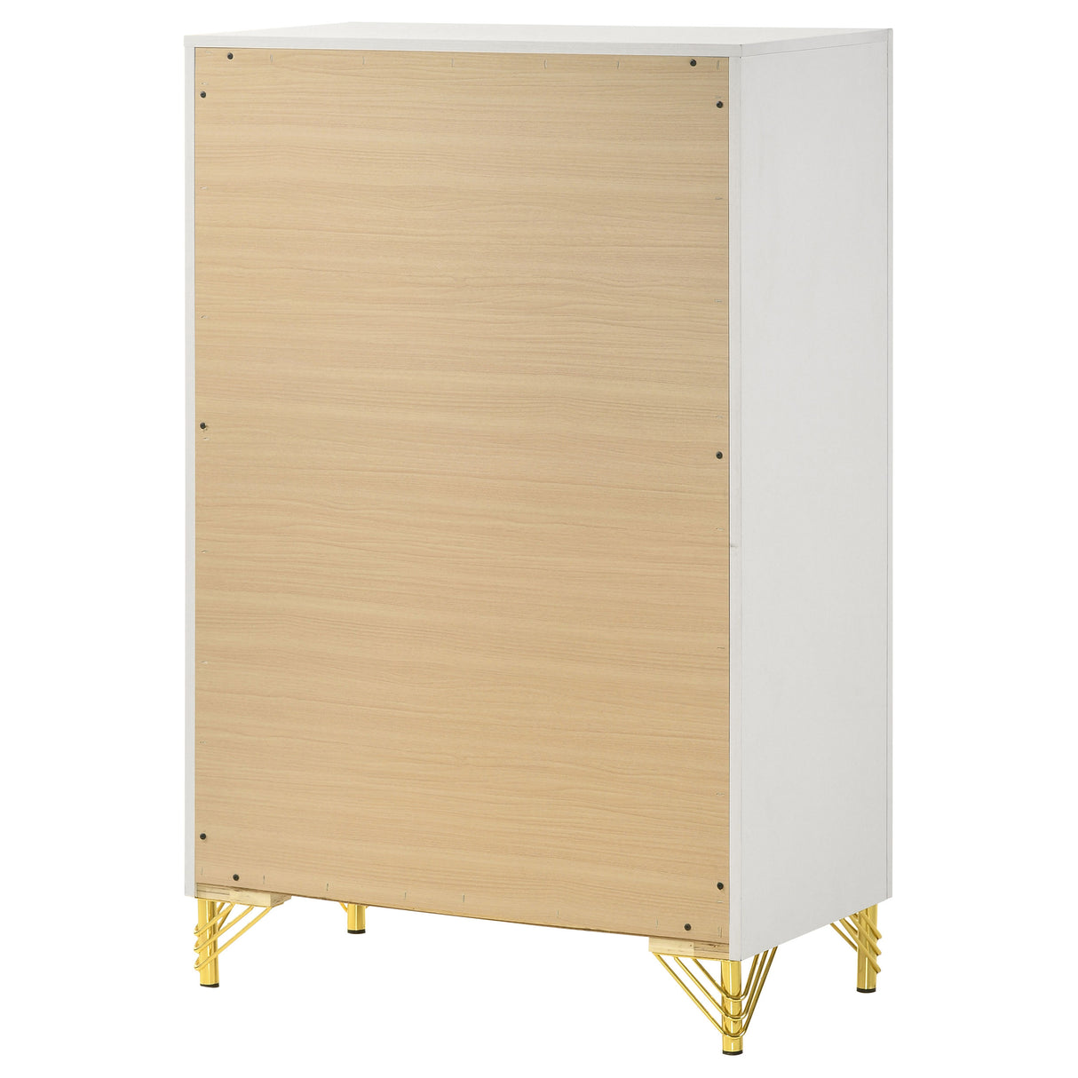 Lucia 5-Drawer Chest of Drawers - White