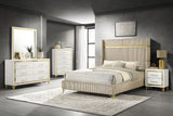 Lucia 5-Drawer Chest of Drawers - White