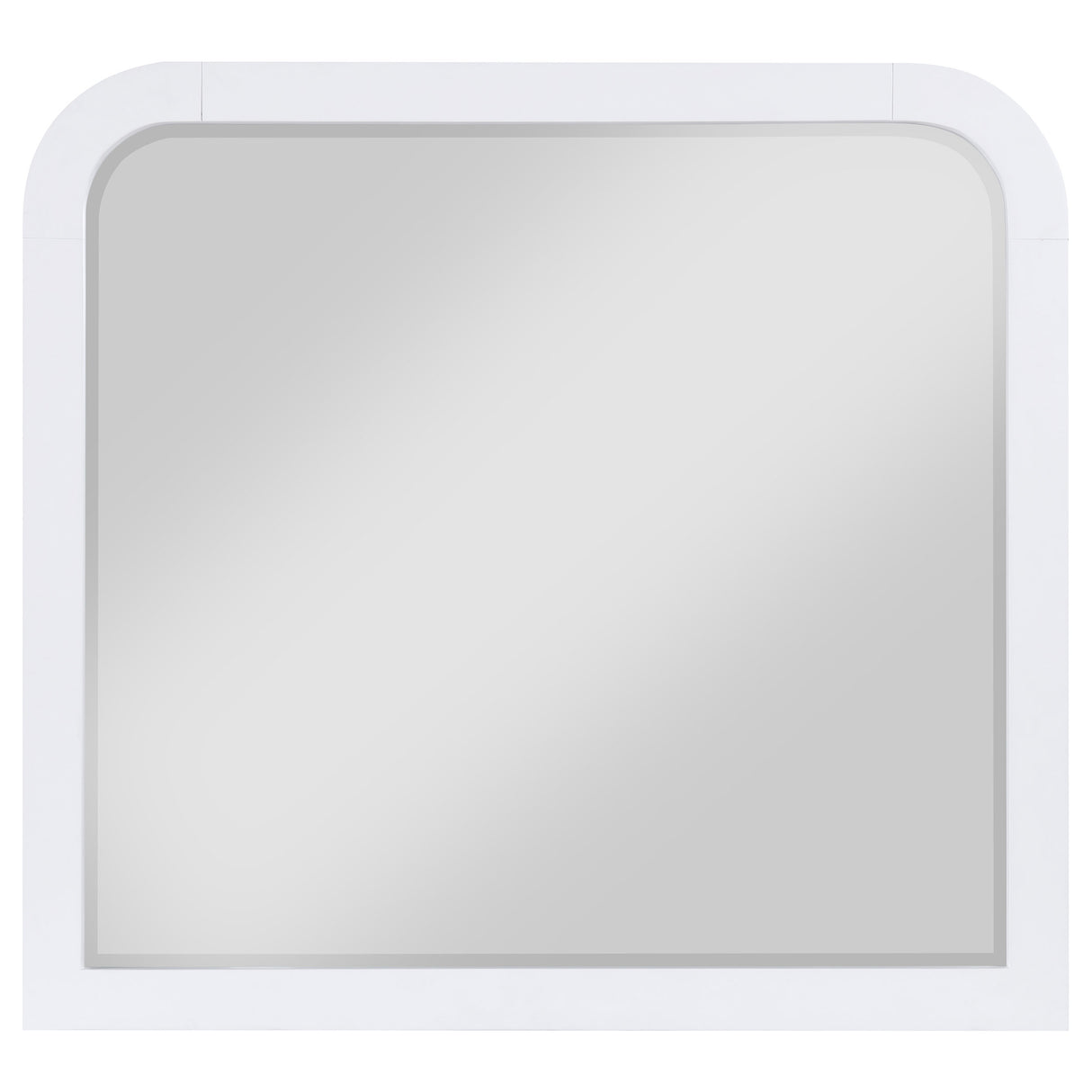 Anastasia Dresser Mirror in Pearl White