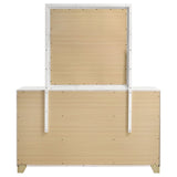 Caraway 6-Drawer Dresser with Mirror in White