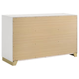 Caraway 6-Drawer Dresser in White