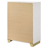 Caraway 4-Drawer Bedroom Chest White