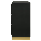 Caraway 6-Drawer Dresser Black