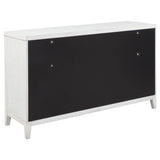 Marielle 6-Drawer Bedroom Dresser Distressed White