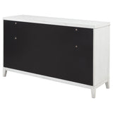 Marielle 6-Drawer Bedroom Dresser Distressed White