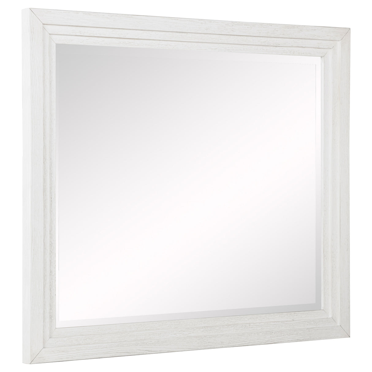 Marielle Dresser Mirror in Distressed White