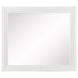 Marielle Dresser Mirror in Distressed White