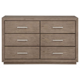 Kenora 6-Drawer Dresser in Barley Brown