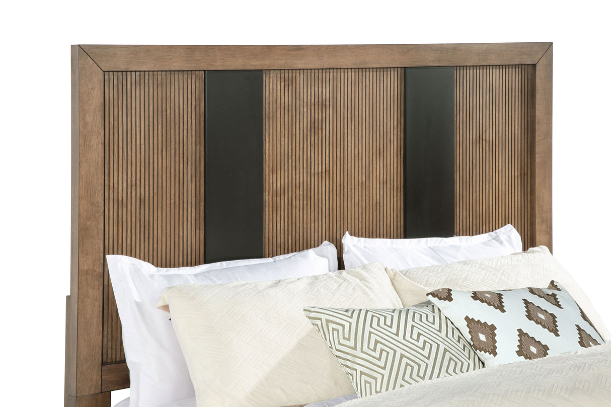 Terrace 2-Drawer California King Storage Bed, Ash Brown