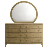 Granada 8-Drawer Dresser with Mirror - Natural Pine