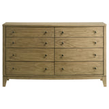Granada 8-Drawer Dresser Cabinet, Natural Pine