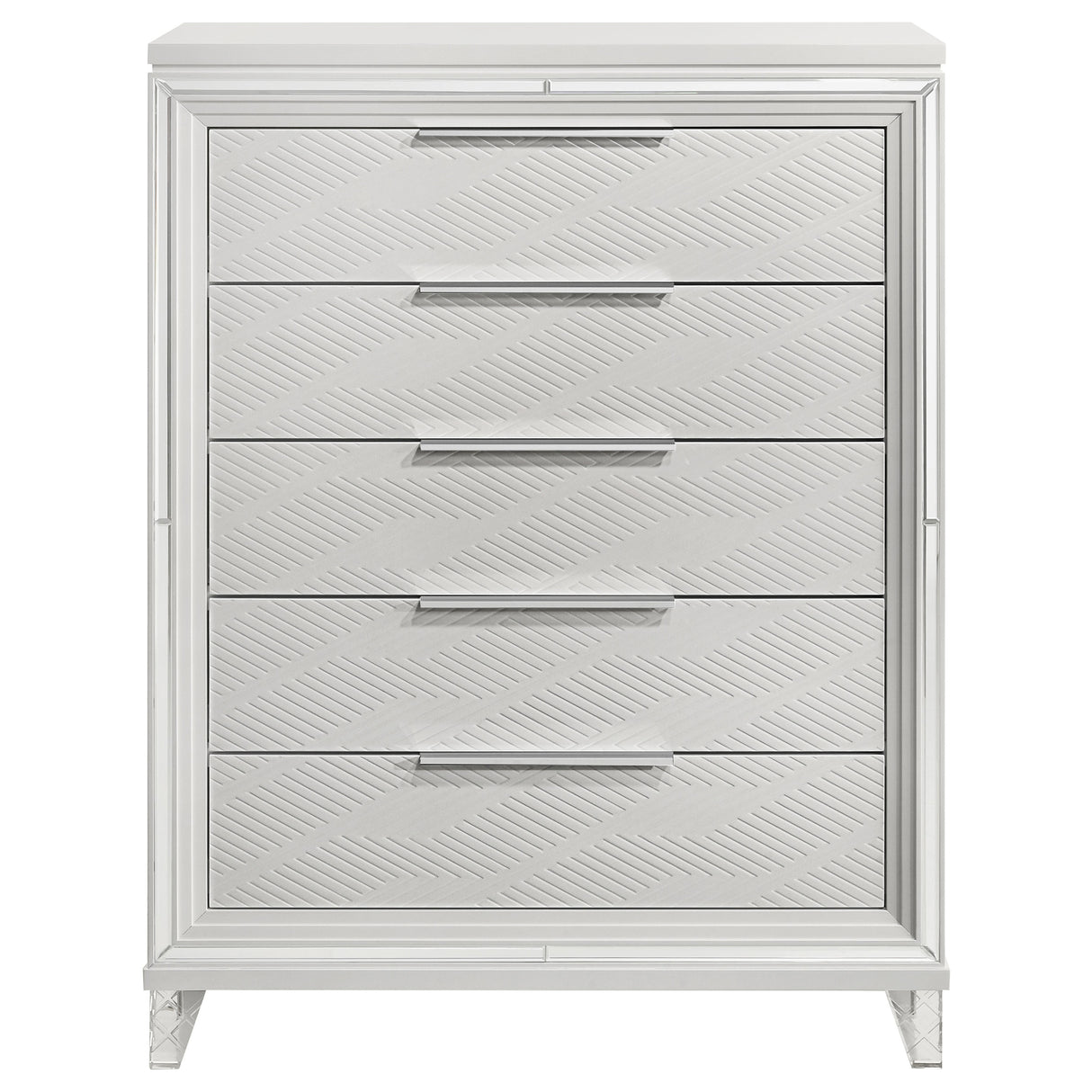 Marmore 5-Drawer Chest of Drawers, White