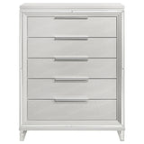 Marmore 5-Drawer Chest of Drawers, White
