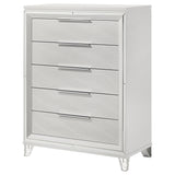 Marmore 5-Drawer Chest of Drawers, White