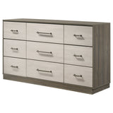 Fenwick 9-Drawer Dresser, Grey Oak