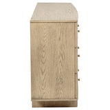 Kailani 9-Drawer Dresser Cabinet in Beige Oak