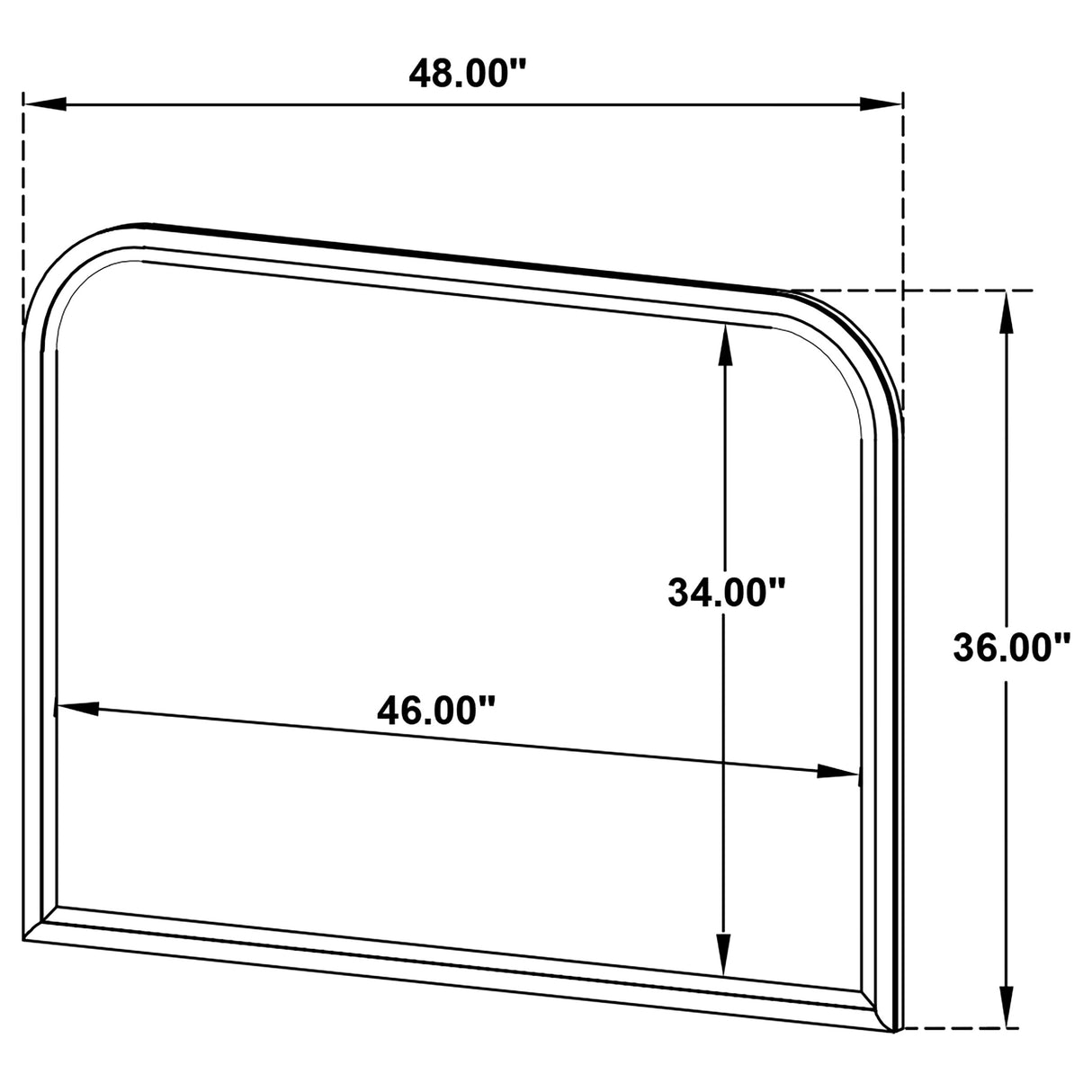 Kailani Dresser Mirror - Beige Oak