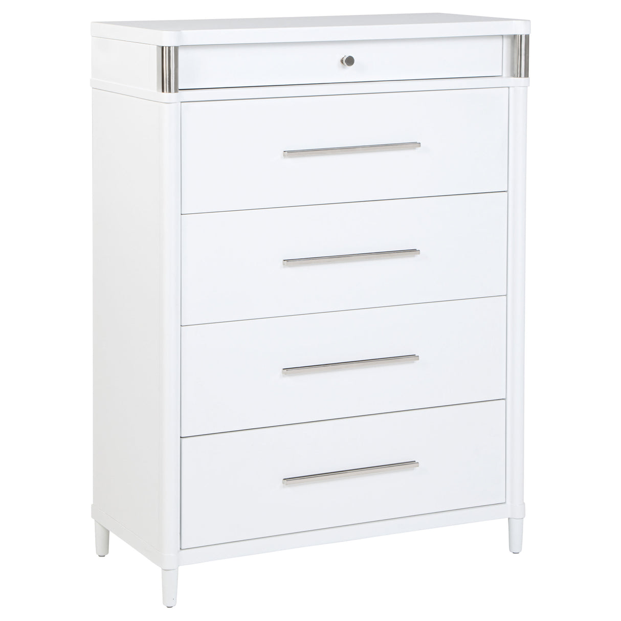 Gracemont 5-Drawer Chest of Drawers in White
