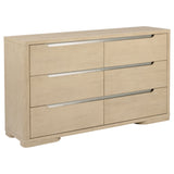 Ladera 6-Drawer Bedroom Dresser Light Elm