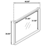 Ladera Dresser Mirror Light Elm