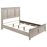 Queen Bed in Grey and Weathered Taupe