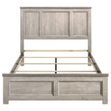 Queen Bed in Grey and Weathered Taupe