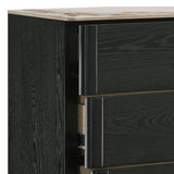 Opel - 5 Drawer Chest - Black