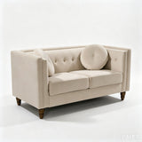 Chesterfield Loveseat 2 Seater Couch For Living Room