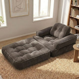 Convertible 2 In 1 Armrest Sofa For Bedroom