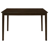 Arvin - 5 Piece Dining Set With Rectangular Table And Bench With Seats - Cappuccino